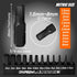TEKPREM 24-Piece Metric & SAE Hex Bit Set with Magnetic 1/4" Screwdriver Bit Driver and Storage Box