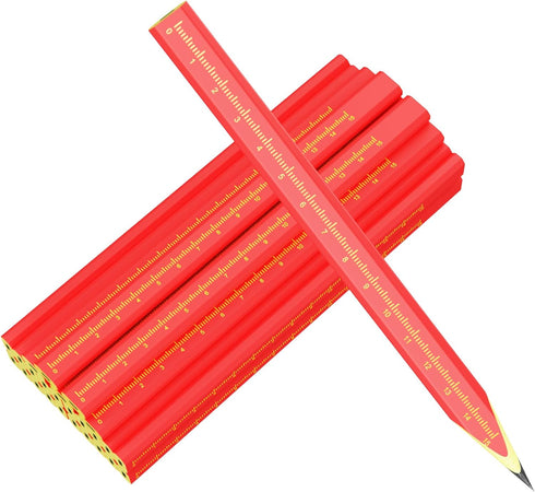 25 PCS Carpenters Pencil, Construction Pencils for Woodworking, Concrete Scriber Marking Tool