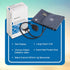 34 cm 50 cm, 1 Count McKesson Standard Aneroid Sphygmomanometer, Large Cuff, Navy Blue