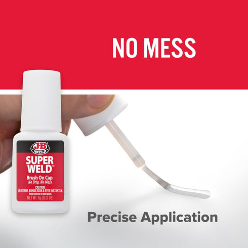 J-B Weld 33106 SuperWeld Glue, Clear Super Glue, 0.2 oz.