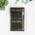 Knock Knock Oh Shit/No Shit Sticky Note Set, 2-Count Black Paper Sticky Note Pads with Metallic Gel Pen