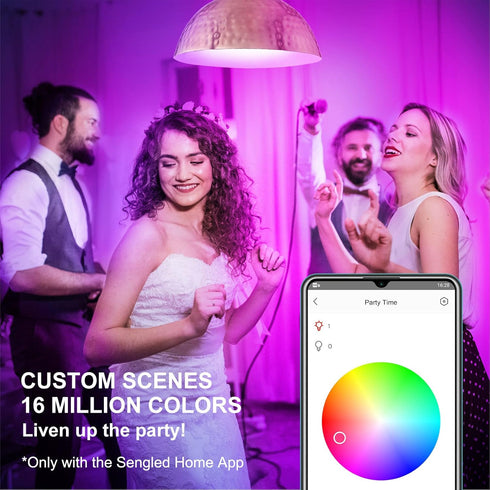 Sengled Bulbs, Bulbs Bulb 3 Pack A19 E26 Dimmable 60W 800LM Smart Light Alexa Light RGB Color Changing, Smart That