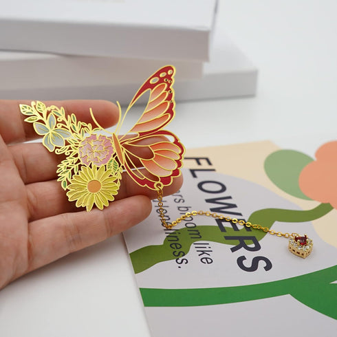Butterfly Bookmarks for Women, Cute Funny Metal Bookmark, Unique Gifts for Book Lovers, Teacher Appreciation,