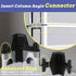 Terixe 8 5 Post Inserts Connectors - PP Plastic, Injection Molded, Sturdy Support - Black, Post Corner Connectors