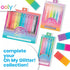 Ooly Oh My Glitter! Gel Pens, Set of 12, Retractable Glitter Pens with Functional Clips & Comfort Grip