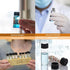 Clear Glass Vials, Small Liquid Sample Vial, Borosilicate Glass with Black Screw Caps, Pack of 20