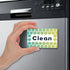 LOADSFUN Dishwasher Magnet Clean Dirty Sign, Double-Sided Clean Dirty Sign for Stainless Steel Dishwashers, Home