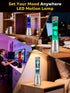 Remote,17-Color Lamp,15.5 Inch AONESY Liquid Motion Lamps with Changing Mood Large LED Night Light, Soothing Table Lamp