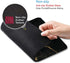 Marble Mouse Pad - Black & Gold, Modern Marbling, Non-Slip Rubber Base for Wireless Laptop