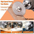 Cutting Wheel Set for Drills, 8Pcs HSS Rotary Tool Saw Blades with 1/8" Mandrel and Screwdriver