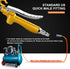 High Volume Industrial Air Blow Gun with Rubber Guard and Air Flow Nozzle, Pneumatic Dust Cleaning Tool