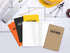 Elan Publishing Company Field Notebook/Pocket Journal, 3.5"x5.5", Kraft, Black, Orange, Yellow, Pack of 5