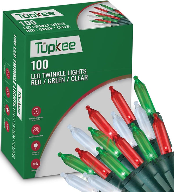 Christmas LED Random Twinkle Lights - 16 of 100 Bulbs Twinkle -