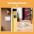 2PCS Mailbox NUOBESTY Wall Mounted Milk Box Dairy Container Holder Waterproof Milk Bottle Case Plastic Outdoor Key Lock