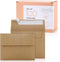 Sweetzer & Orange A2 Envelopes (100 with Box), Brown Self Seal Envelopes, Luxury 150gsm for Greeting Card and