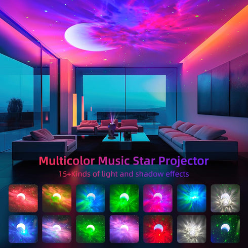 360 Star Projector Astronaut Galaxy Projector - Bluetooth Speaker, White Noise,Moon Nebula Night Light for Bedroom