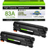 greencycle Compatible Toner Cartridge Replacement for HP 83A CF283A - Black, 2-Pack for Laserjet Pro