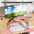 Set, Ergonomic Wrist Rest for Keyboard and Mouse, Soft Memory Foam Cloud Keyboard Stand Pad with Wrist Rest Easy
