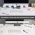 Mr. Pen Clear Acrylic Board with Stand, 10" x 10", 3 Dry Erase Markers, Acrylic White Board for Desk