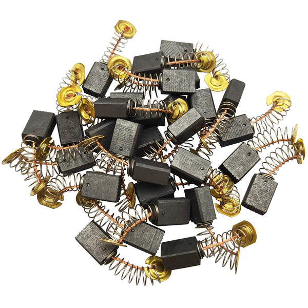 Carbon Brush Self Stop - 30Pcs 411# Replaceable Motor Carbon Brushes for Power Tool