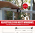 (14.25" 37") SecurityMan Window Security Bar - Easy Install for Horizontal/Vertical Windows - Adjustable Window Lock