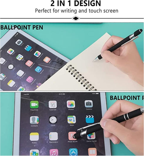 Ballpoint Pen with Stylus Tip, Pack of 6