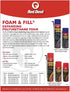 Red Devil 090806 Spray Foam, Expanding Insulation Sealant for Large Gaps & Cracks, 8 oz, Off White
