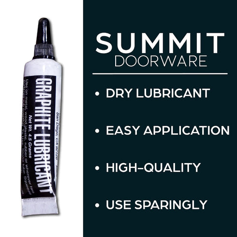 Summit Graphite Lubricant for Locks - Doorware Precision Application