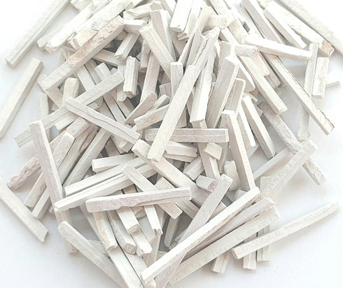 Generic White Color Slate Pencils For Writing Thin (250 Grams)