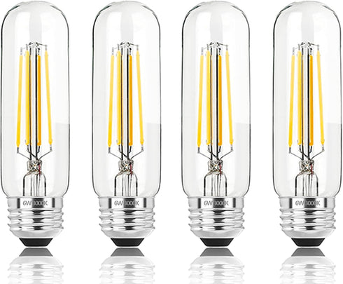 5 Inch E26 Led Bulb Equal 80 Watt, 3000K Warm White Edison