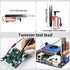 28PCS Multimeter Test Leads Kit with 6 Pockets Roll Up Tool Bag, Alligator Clips, Test Hook Clips, Test Tweezer for
