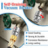Self-Draining Vacuum Breaker, 1-1/16" Female Fine Thread, No Lead Brass Hose Bib Vacuum Breaker
