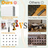 Peg Board, 4PCS Heavy Duty Metal Pegboard Wall Organizer, White Pegboard for Garage Craft Room Office Tool Organization