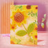 Crochet Flowers Greetings Cards for Mother's Day Gifts, Christmas,Handmade Crochet Sunflower Valentine's Day CardCute