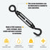16 M6/5/4 304 Chumia Pcs Turnbuckle Hook and Eye Stainless Steel Heavy Duty Turnbuckle for Cables Wire Rope Tension Sun
