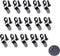 Picture Frame Fasteners, 100pcs Turn Button Hardware Clips with Screws for Photo Frame Backing
