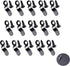 Picture Frame Fasteners, 100pcs Turn Button Hardware Clips with Screws for Photo Frame Backing