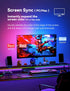 Fiotura G100 (4-Side 34inch) Monitor LED Backlights for PC & Mac, LED Strip Light Sync with Screen Color/Music