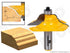 YONICO 2-1/2-Inch Diameter French Baroque Table Edge and Handrail Router Bits 1/2-Inch Shank 13133