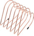 NUOBESTY Expandable Rose Gold Book Holder and Bookend Set, Metal Adjustable Desktop