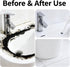 SHUNGXINYI 2-Piece Set: Household Gap Cleaning Dual-Head Door Window Track Cleaner + White Stiff Bristle Grout Brush