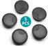 5Pcs 2-3/8" / 60mm Computer Desk Grommet, Plastic Round Desk Grommet Hole Wire Cover Organizer, Black
