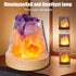 3 Runyangshi Healing Crystal Night Light Natural Himalayan Salt & Amethyst Raw Stones Aroma Diffuser USB Powered Colour