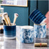 Ceramic Pen Holder Stand Cup for Home Office Desk, Pencil Organizer, Makeup Brush Holders (B)