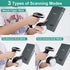 JRHC 1D 2D PDF417 Barcode Scanner, Handheld USB Barcode Scanner Wired Connection Barcode Reader QR Data Matrix