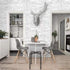 Yancorp 10ft White Gray Brick Wallpaper, Peel and Stick Vinyl Wrap, Self-Adhesive Contact Paper