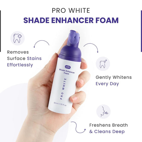 Pro White Teeth Kits 50ml 2 Pack Whitening Foam - Tooth Whitening Foams for a Clean & Radiant Smile - Teeth Enhancer