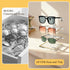 Set 2 (2-Tier 3-Tier), Closet Counter Luxury Acrylic Sunglasses Display Stand of & Glasses Stand, Eyewear Holder