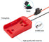 Power Wheel Adapter for V20 Craftsman 20V Battery with Fuse & Wire Terminals, Power Connector for RC Car, 14 Gauge