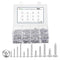 METALLIXITY Phillips Pan Head Self Tapping Screws(M3/M4/M5/M6) 250Pcs, 304 Stainless Steel Self Drilling